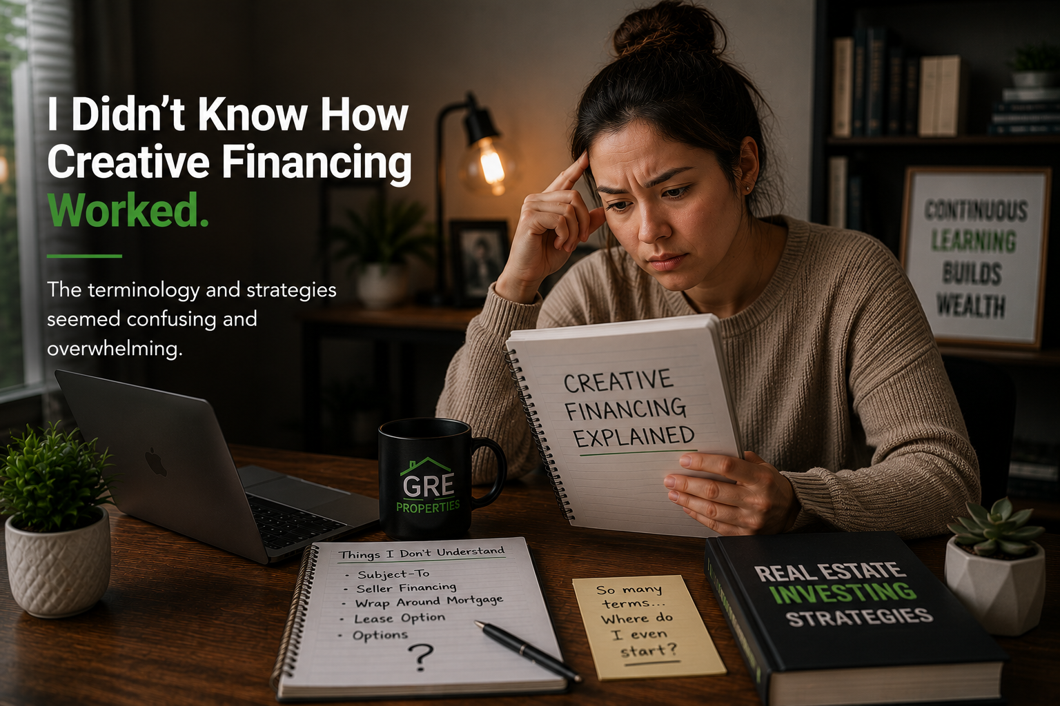 I Didn't Know How Creative Financing Worked