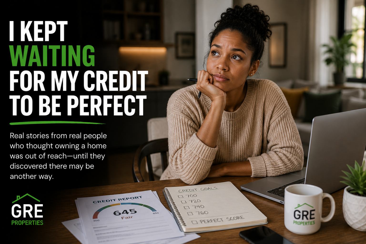 I Kept Waiting For My Credit To Be Perfect
