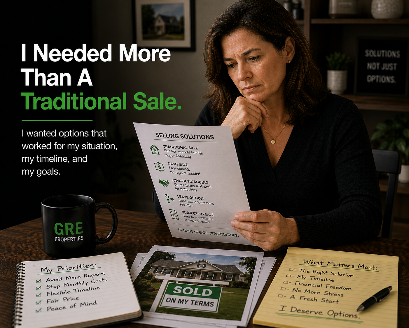 I Needed More Than A Traditional Sale