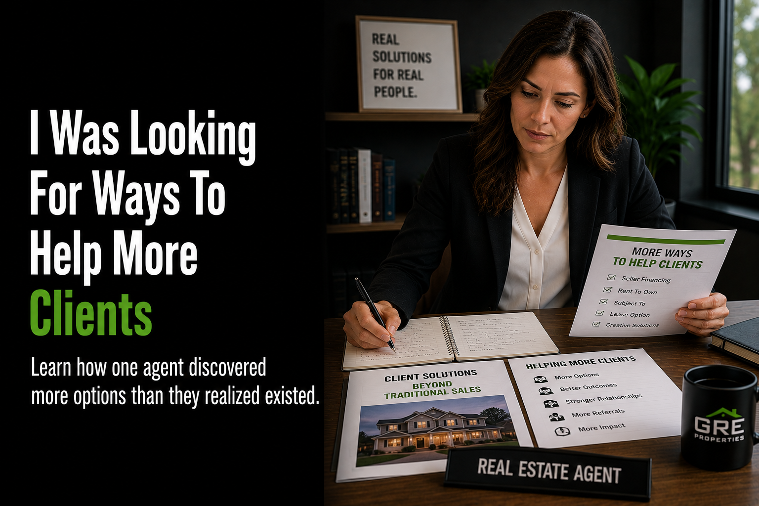 I Was Looking For Ways To Help More Clients